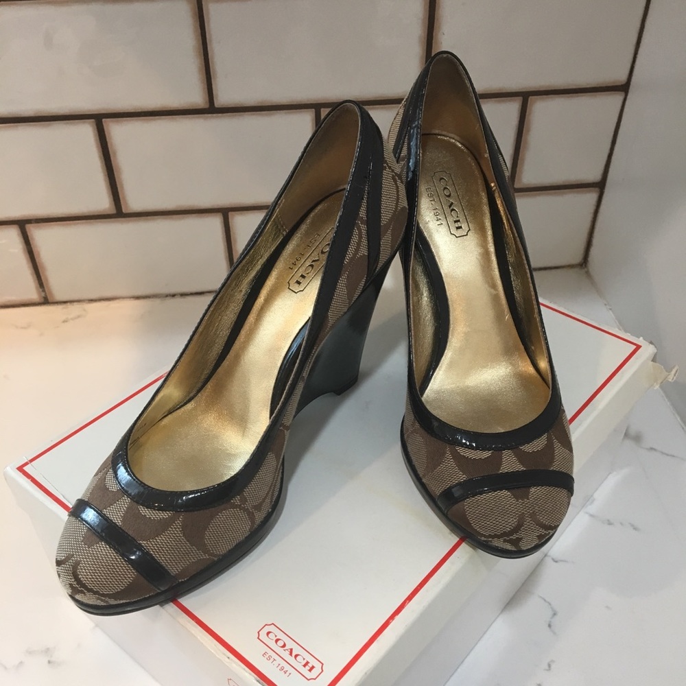 Coach Signature Kerryann Wedge